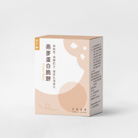 【日初良食】燕麥高蛋白餅(杏仁口味)(5入/盒)